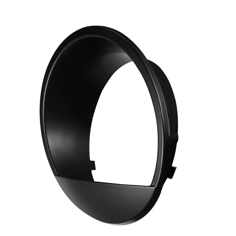 2pcs Angry Eyes Black Bezels Front Light Headlight Trim Cover ABS For Jeep Wrangler Accessories Rubicon Sahara JK 07-17