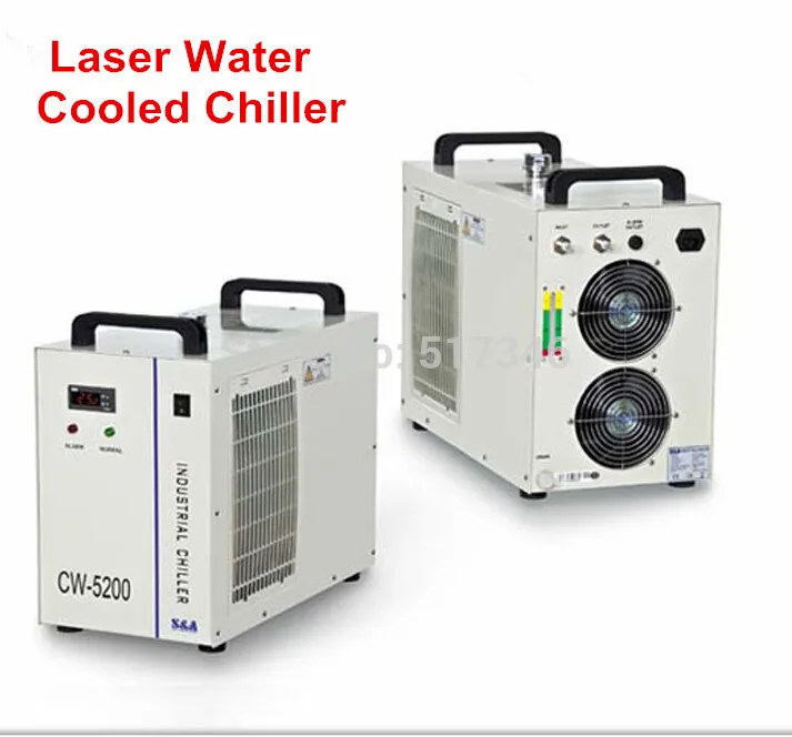 

1pc 110/220V 6L Laser Water Cooled Chiller CW5200 60HZ CW5200DG Chiller machine