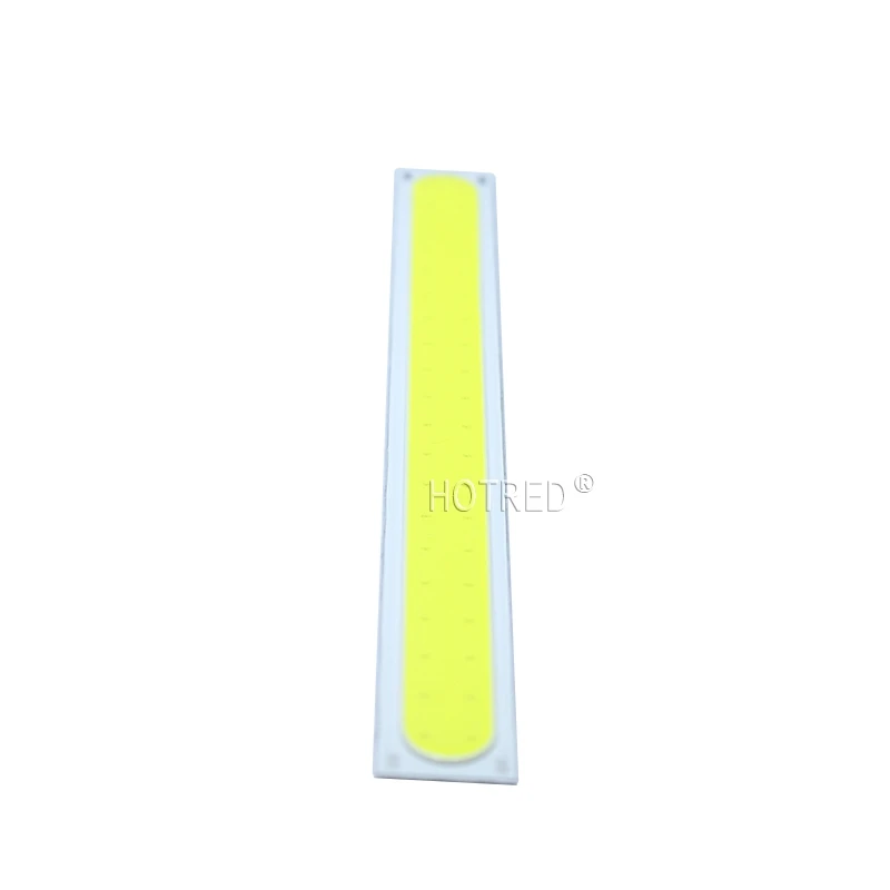 1-10 sztuk 14015 140*15mm LED COB źródło światła taśmy 12 V DC 5 W 500LM zimny biały dioda LED typu FLIP-Chip dla DIY jazdy dziennej lampa światła