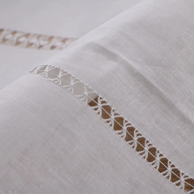 CL002: classic white hand made / handmade drawn thread work  curtain