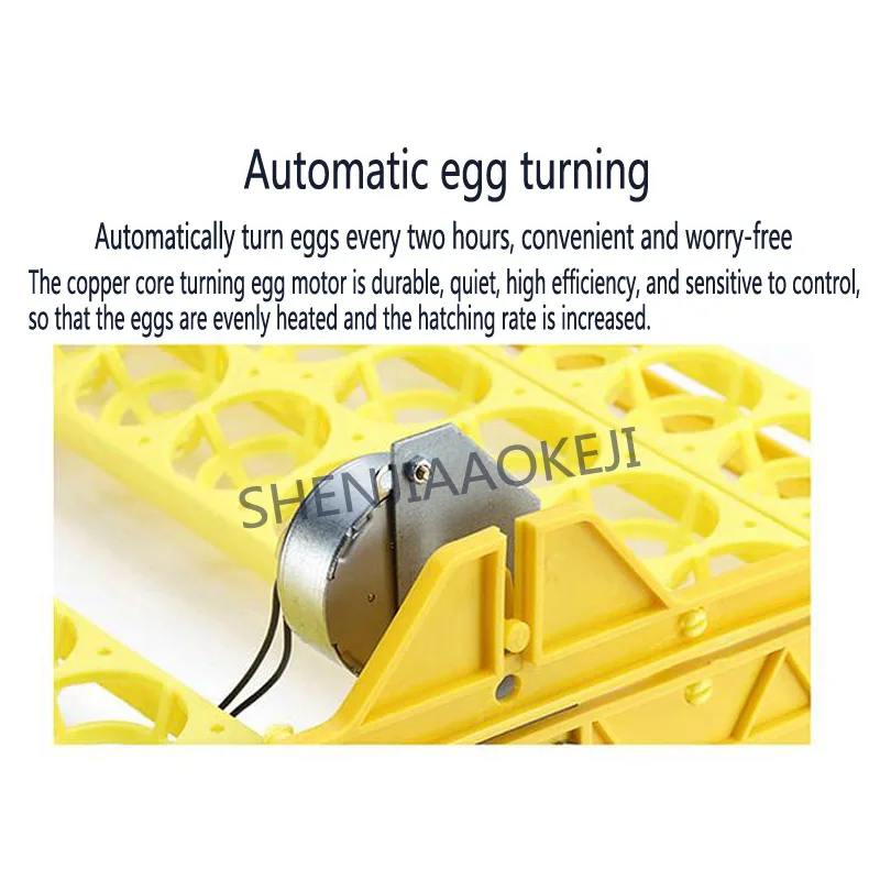 56 eggs home incubator Automatic incubator Egg hatching machine 110/220V One-button LED egg tester with temperature control 1PC