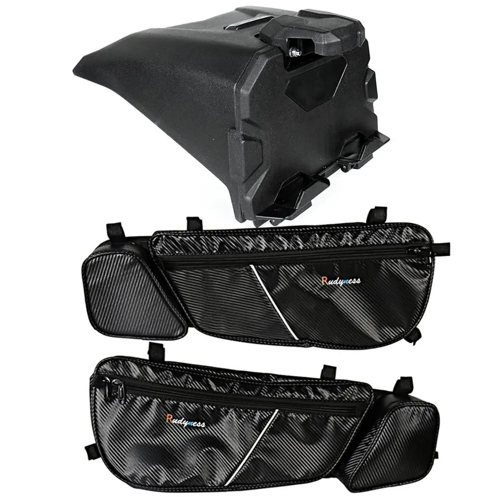 Electronic Device Holder Storage And Side Door Bags Knee Pad Fit For Can Am Maverick X3 2017 2018 2019 2020 2021 2022 2023