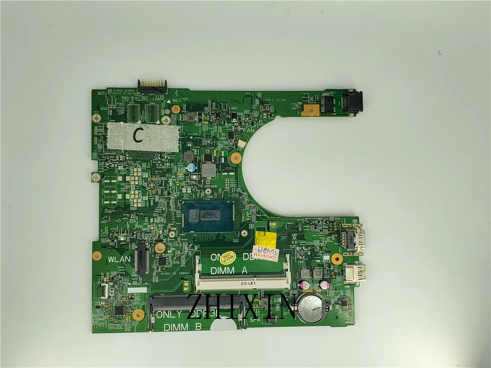 youru CN-0GH66Y GH66Y FOR Dell Inspiron 3458 3558 Laptop Motherboard 14216-1 PWB:1XVKN REV:A00 SR248 3825U notebook mainboard