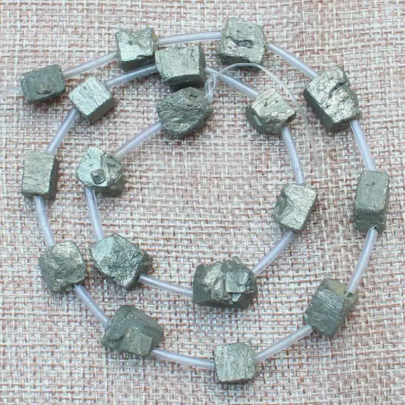 Natural Pyrite Original stone Freeform Beads 15inch per strand,For DIY Jewelry Making !We provide mixed wholesale for all items!