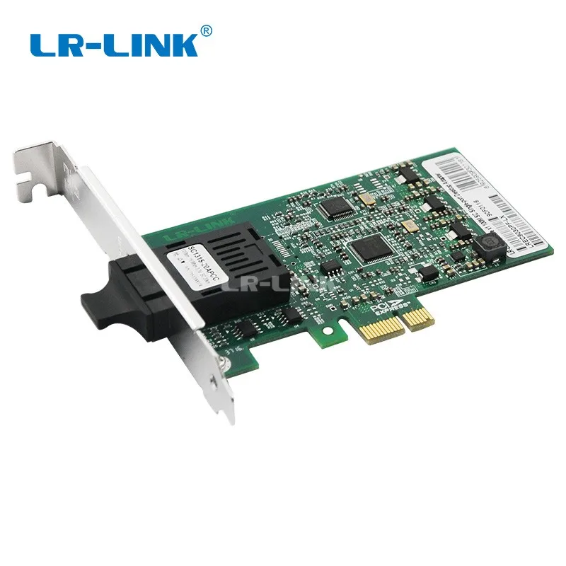 LR-LINK 9030PF-LX 100Mb Kartu Jaringan Serat Optik PCI Express X1 100FX Adaptor Lan Ethernet untuk PC Intel 82574 Nic