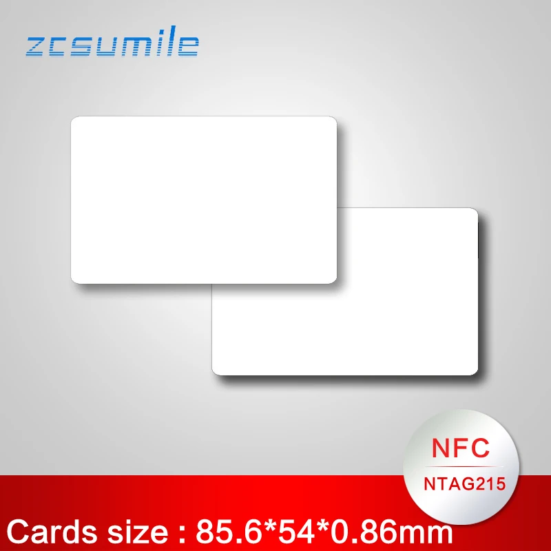 NFC 10pcs 215  Card Tag For TagMo White Card for All NFC Mobile Phone