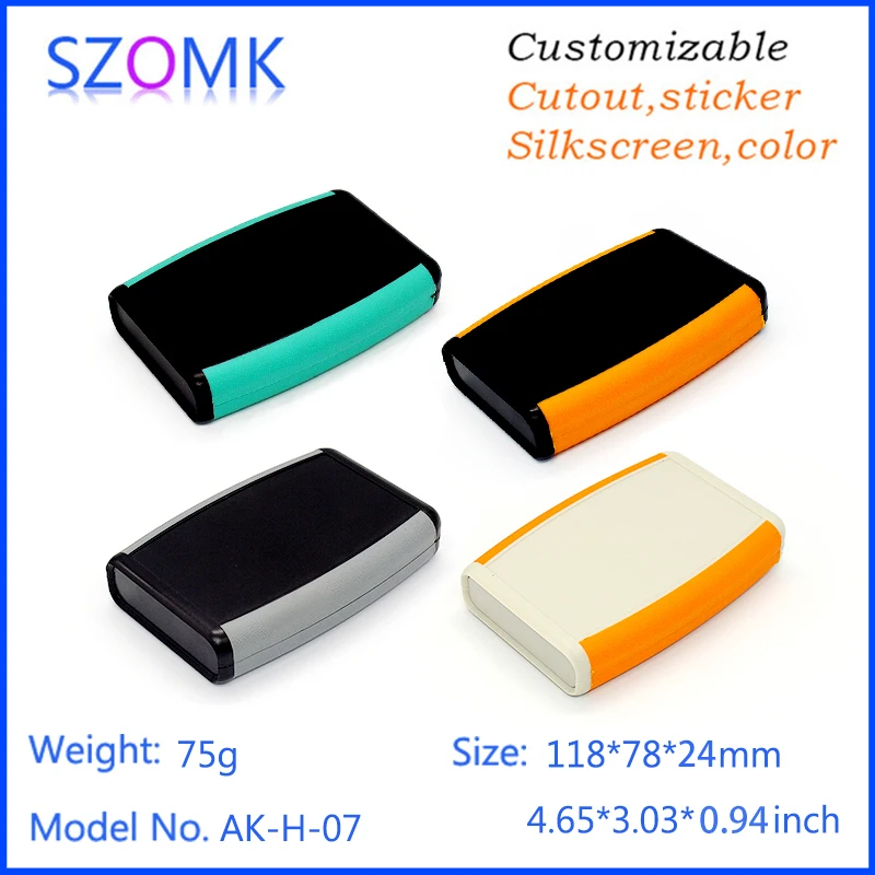 4 Pcs Plastic outdoor equipment enclosure handheld box szomk plastic housing 118*79*24mm enclosure for electrical components