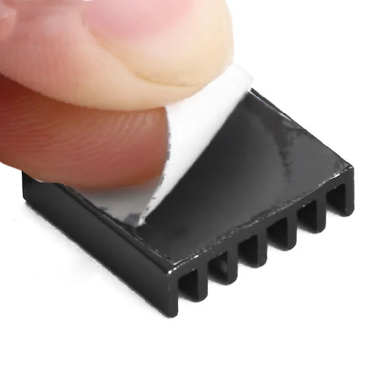 10 Pcs YOUNUON Schwarz 14x14x4mm Aluminium Kühlkörper Kühler Kühlkörper, elektronische Chip Kühlung Kühler Kühler für IC MOSFET SCR