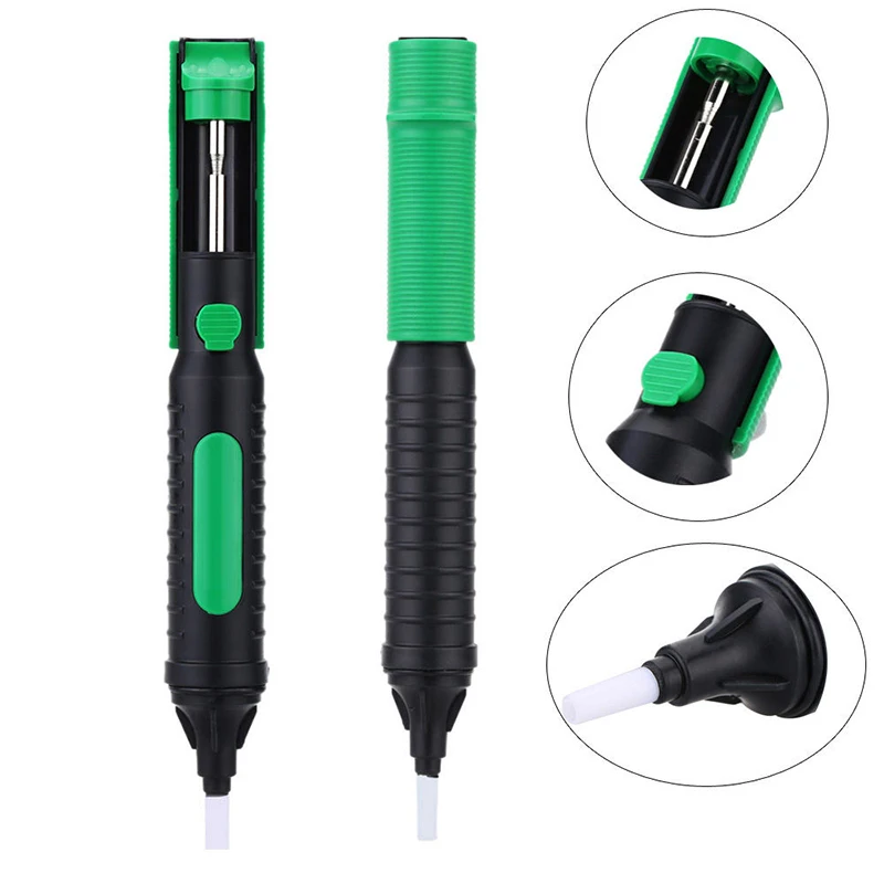 

1pc Manual Solder Sucker Handy Desoldering Pump Irons Remover Soldering Tool