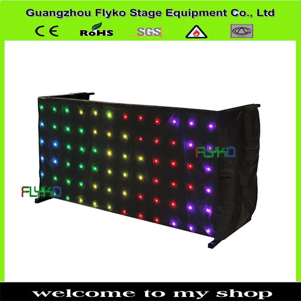 led table curtain for dj