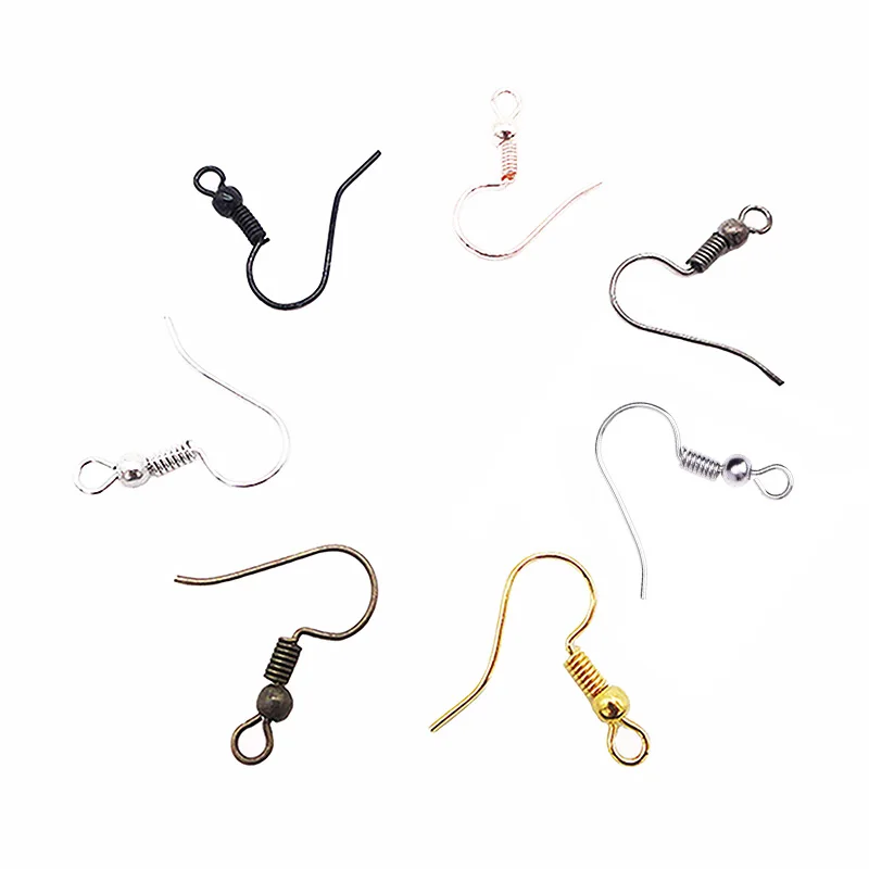 19x18mm Earring Findings components Earrings Clasps Hooks Fittings DIY Jewelry Alloy Hook Earwire Accessories