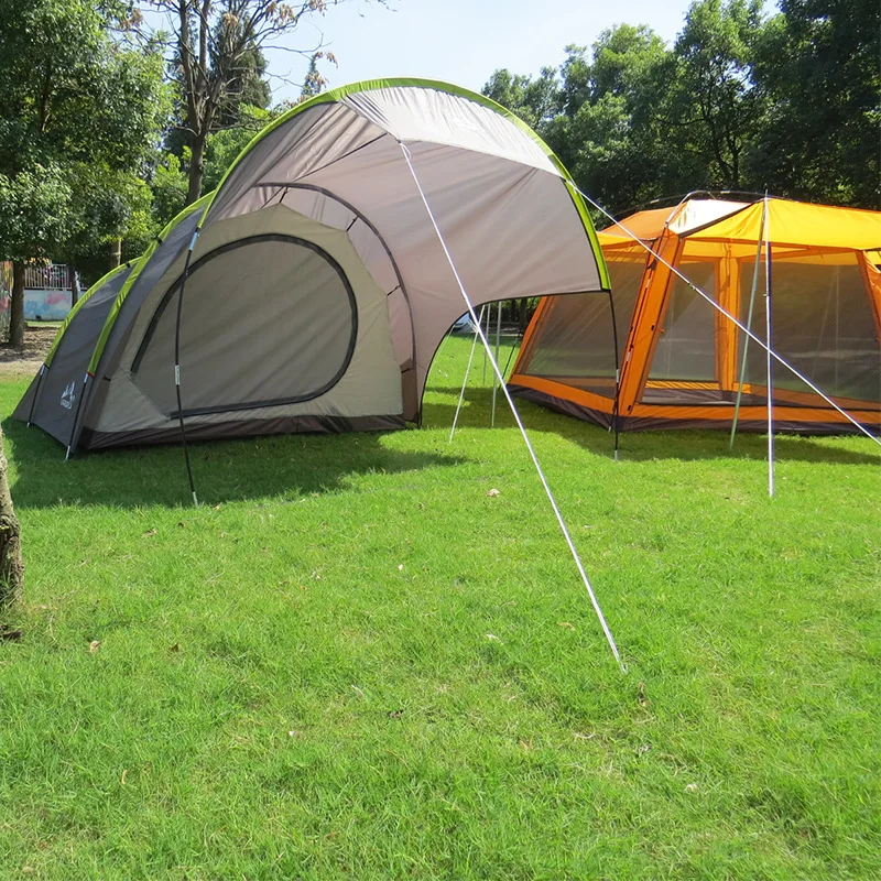 Laputa-Double Layer Camping Tent, One Hall, One Bedroom, Waterproof, Large Gazebo, Sun Shelter, Barraca, 3-4 Person