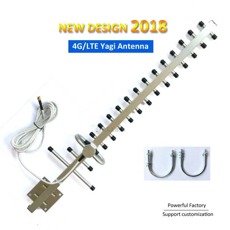 

High Gain 16dbi Wifi Yagi Aerial Outdoor Wireless Lte 4G Yagi Antenna With SMA Connector 1PCS