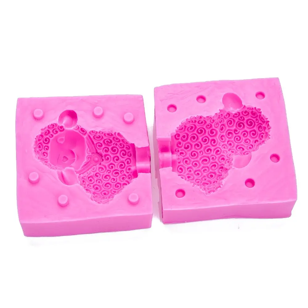 New 3D diamond sheep candle silicone fondant soap mould for mastic confectionery accessories chocolate cake decoration FT-1034