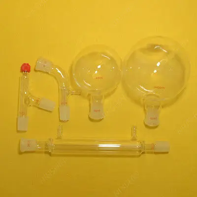 1000ml 24/29 Lab Glassware Kit,distillation Set