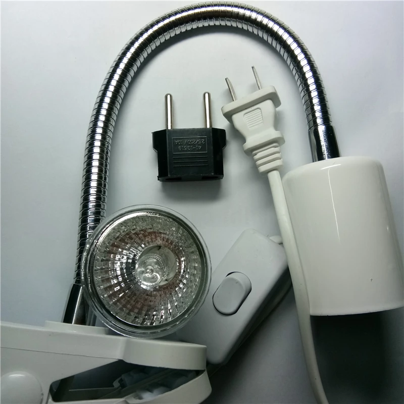 25W UVA&uvb adjust temperature lamps turtle reptile Heat back pet light tortoise calcium solarium aquarium habitat lighting