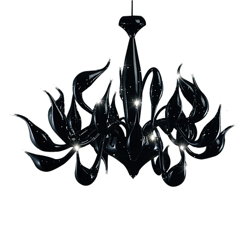 

Large Chandelier Light For Foyer Staircase Lobby Italian Swan Neck Chandelier For Living Room Dining Room Hanging Light Fixture