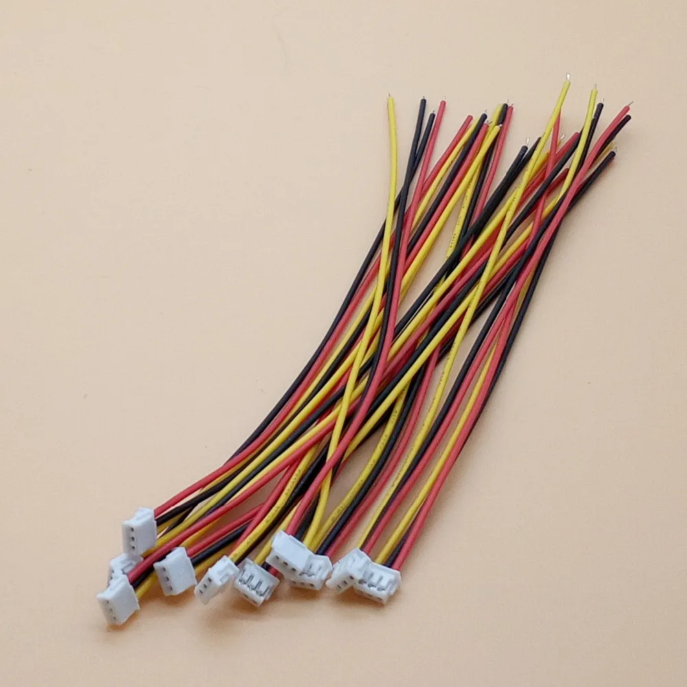 10Pcs Length 150mm Mini Micro ZH 1.5mm 2/3/4/5/6/7/8/9/10 Pin JST Connector Single Plug With Wires Cables 28AWG