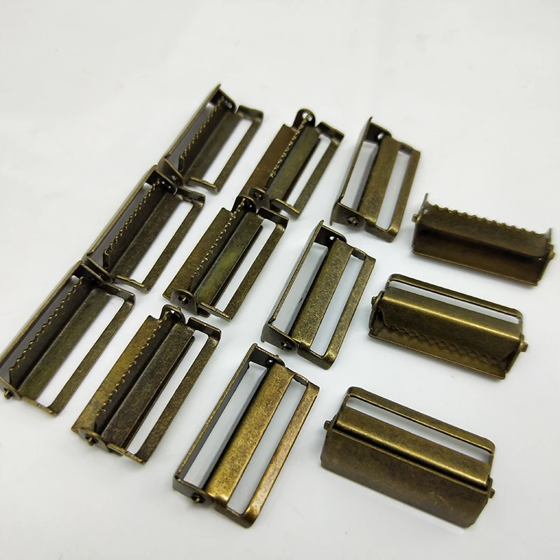 100 pcs /lot Bronze/Silver metal buckle Suspenders adjustment buckles Craft Sewing materials,Clips Garment Accessories