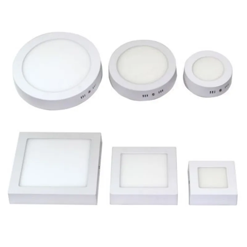 

LED Surface Ceiling Light 9W 15W 25W Ceiling Lamp AC85-265V Driver Included Round Square Indoor Panel Light For Home Decor