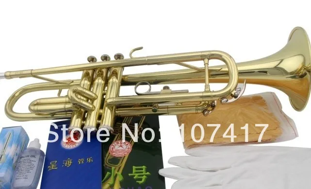 

2017FREE Senior Bach Silver Plated Bach Trumpet LT180S-43 Small Brass Musical Instrument Trompeta Professional High Grade.