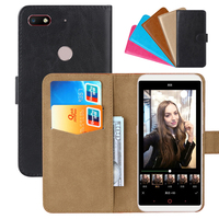 Luxury Wallet Case For ZTE Nubia V18 PU Leather Retro Flip Cover Magnetic Fashion Cases Strap