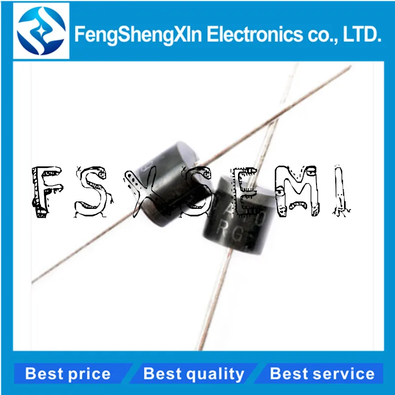 200pcs/box  6A10 10A10 20A10 Rectifier Diode 6A 10A 20A 1000V R-6