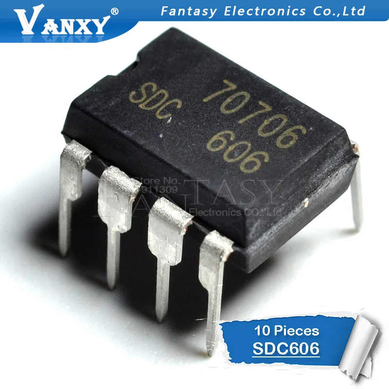 10Pcs SDC606 DIP-8 SDC606P SDC 606 DIP SDC606