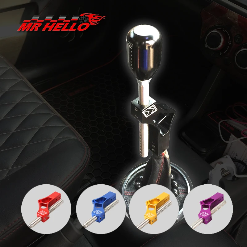 MR Aluminum Car Gear Short Shifter Extender Shifter knob For Honda Civic Integra CRX B16 B18 B20 D Series