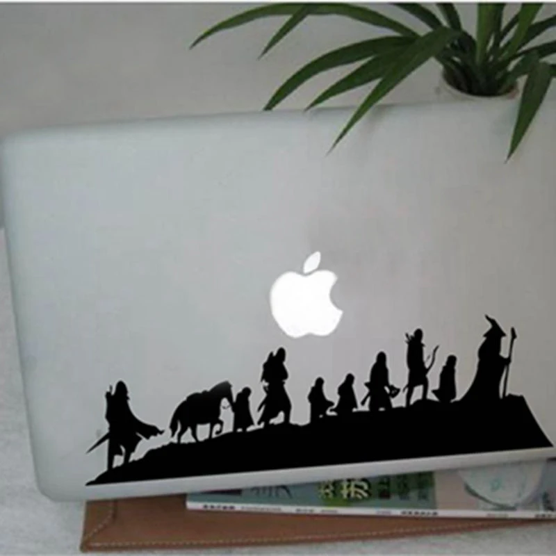 Literatura fantasy - przyczepa kempingowa - naklejka ścienna winylowa, sztuka filmowa fantasy fajny samochód laptop dekoracja ścienna