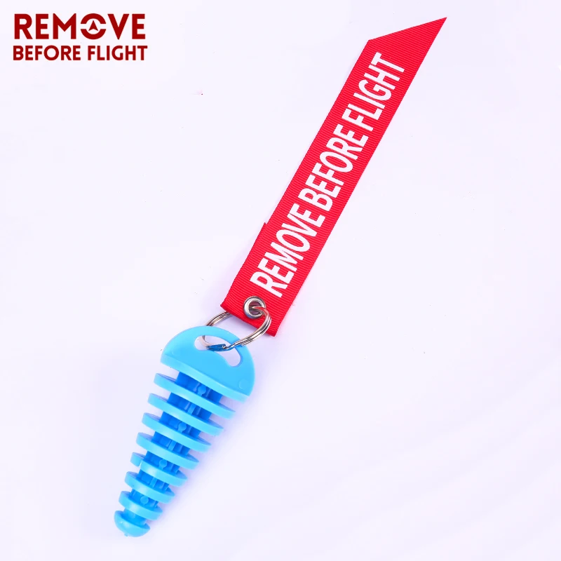 1PC Motorcycle Wash Plug with Remove Before Flight Streamer for 0.6\