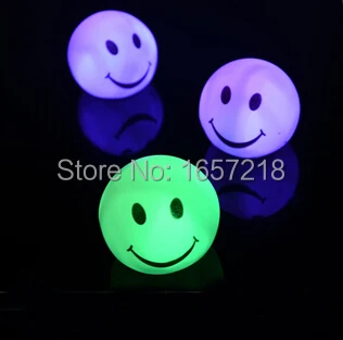 Night light Lovely changable color Round Smile Face LED  lamp, 7 colors changing Smiling nightlight For Baby / Children gift toy