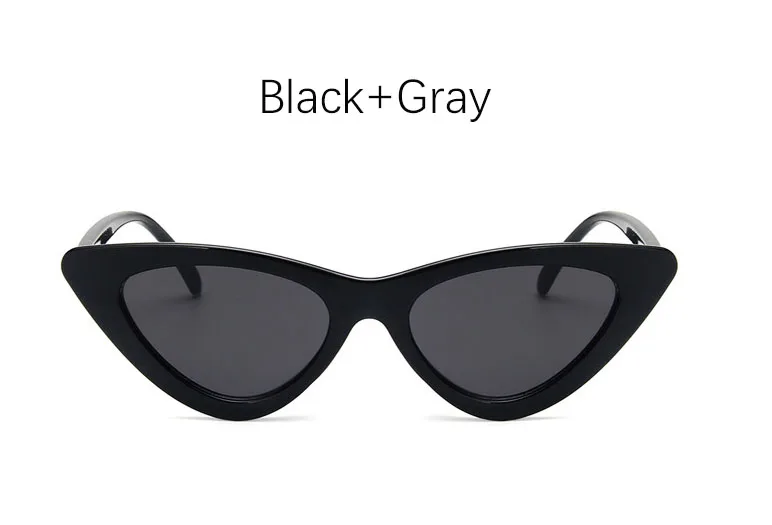 Cat Eye Schaduw Voor Vrouwen Mode Sexy Cateye Zonnebril Vrouw Vintage Retro Driehoekige Cateye Bril Zonnebril Vrouwelijke Eyewear