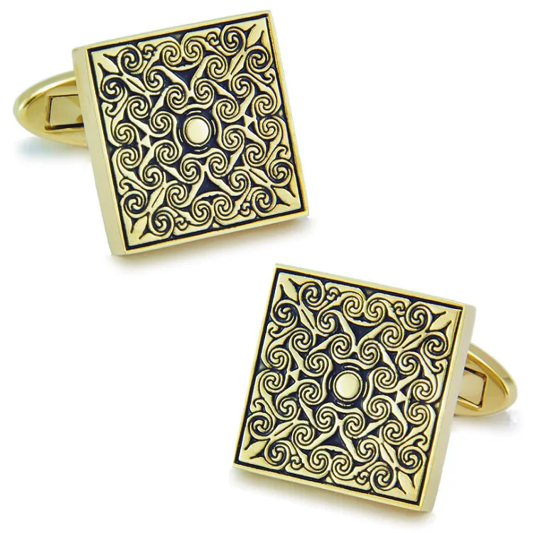 SPARTA gold Electroplated Golden color cufflinks Free Shipping