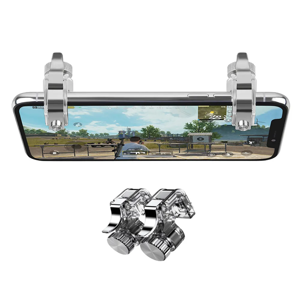 Metal PUBG Gamepad Mobile Trigger Control Cell Phone Gamepad Controller Fire Gaming Shooter for Phone Gamepad Joystick