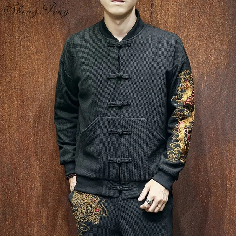 Traditional chinese clothing for men chinese clothing store chinese dragon jacket oriental clothing traditional chinese  CC214