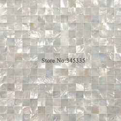 white lip shell mosaic tile mother of pearl kitchen tile bathroom wallpaper background wall tiles for Hotels barsballroom villa