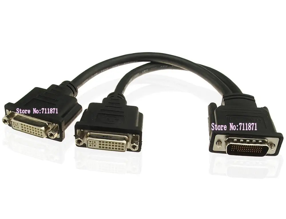 Dual Monitor System 59 DMS59 DVI Cable Line DMS59 DVI tieline DMS-59 Graphics card Connect DVI Monitor DMS59 Male DVI24+5 Female
