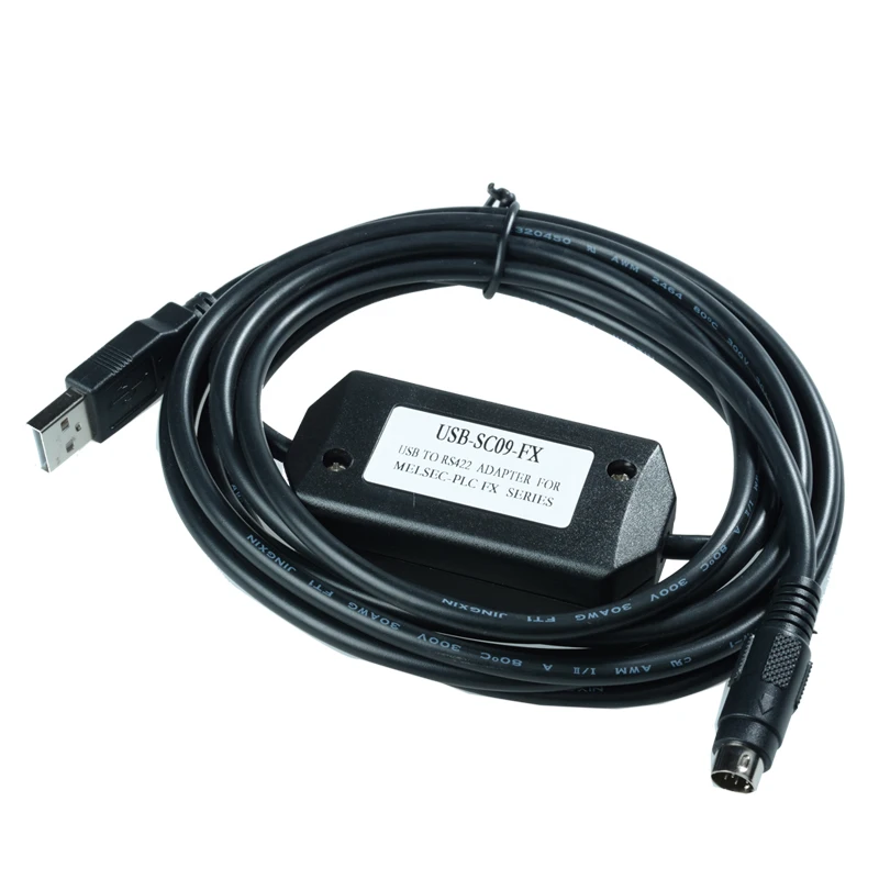 USB-SC09-FX Programming cable for MELSEC-FX PLC (FX1N/2N/3S/3G/3U),HAVE IN STOCK