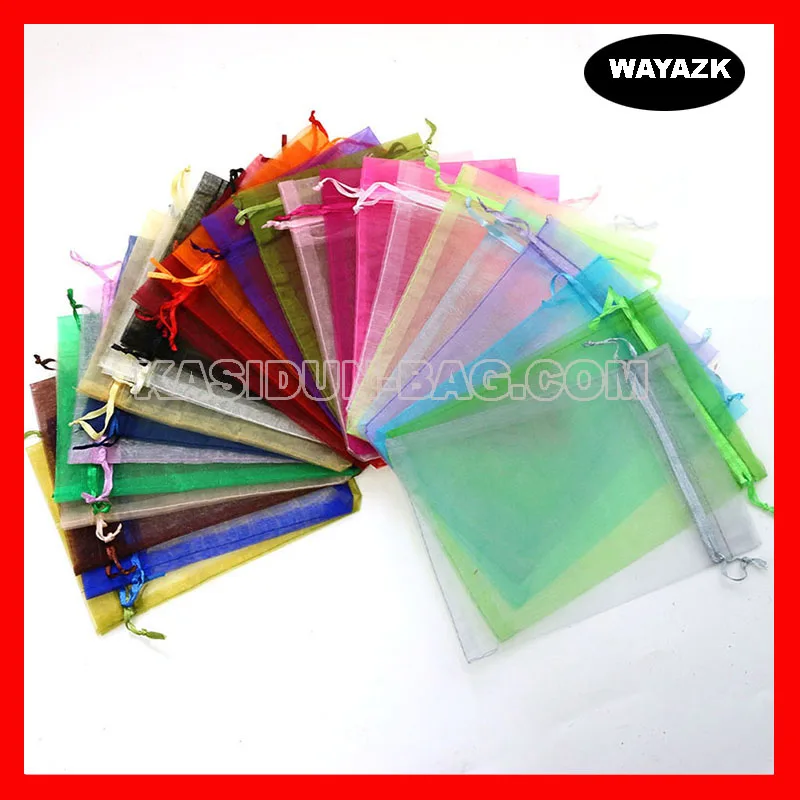 (200pcs/lot) size 30x40cm wholesale QUALITY  organza gift bag for holidays