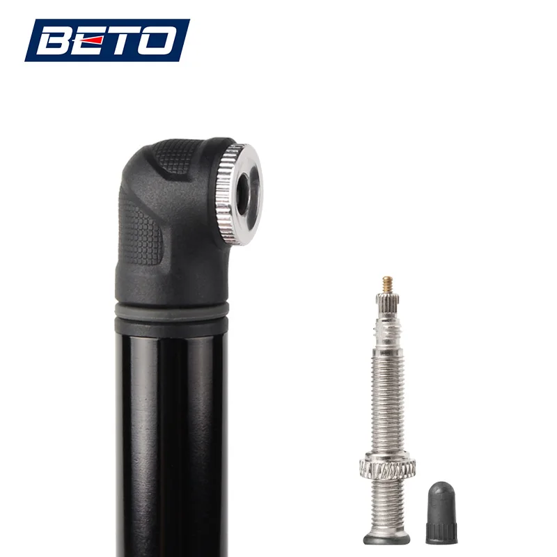 Beto Bicycle Pumps Presta Valve Adapter Mini Hand Pump For Bicycle 120 psi Road Bike Pump Air Inflator Cycle Bicycle Pump Tire