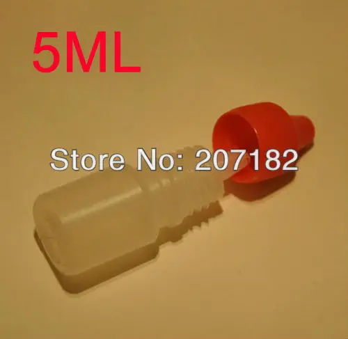 (500pcs/lot) 5ml PET translucent body with red cap dropper bottle, liquid bottle,packing bottle, empty bottle