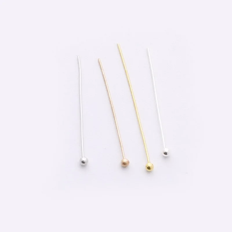 

Hot Sale 500pcs Ball Head Pins 0.5x25mm Jewelry Findings FZD004-01