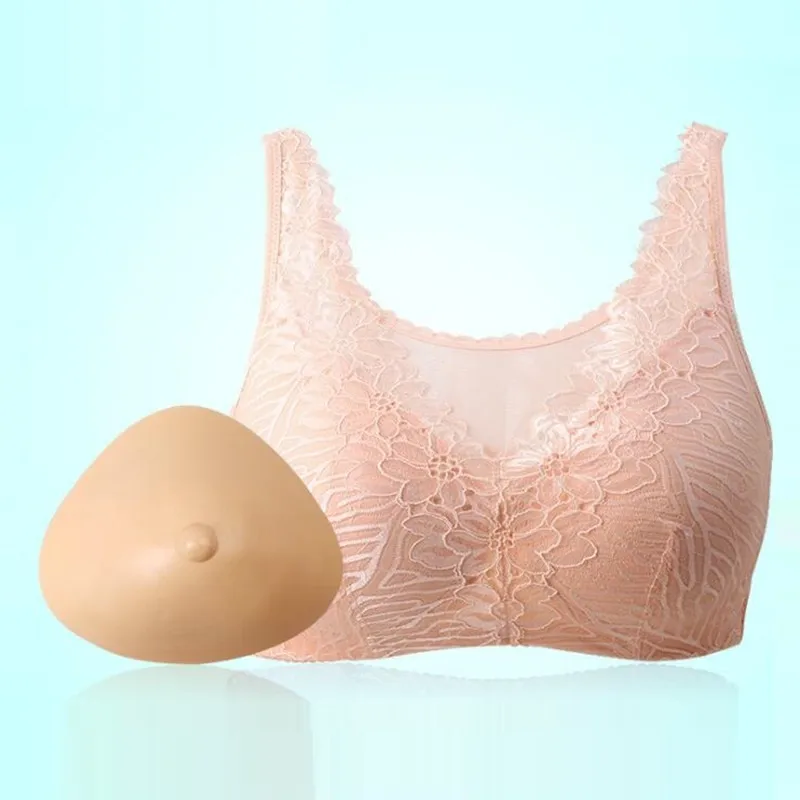 

Women Bras Light Artificial Breast Breathable Underwear Female After Breast Cancer Surgery Mastectomy Special Bra Lingerie H4649