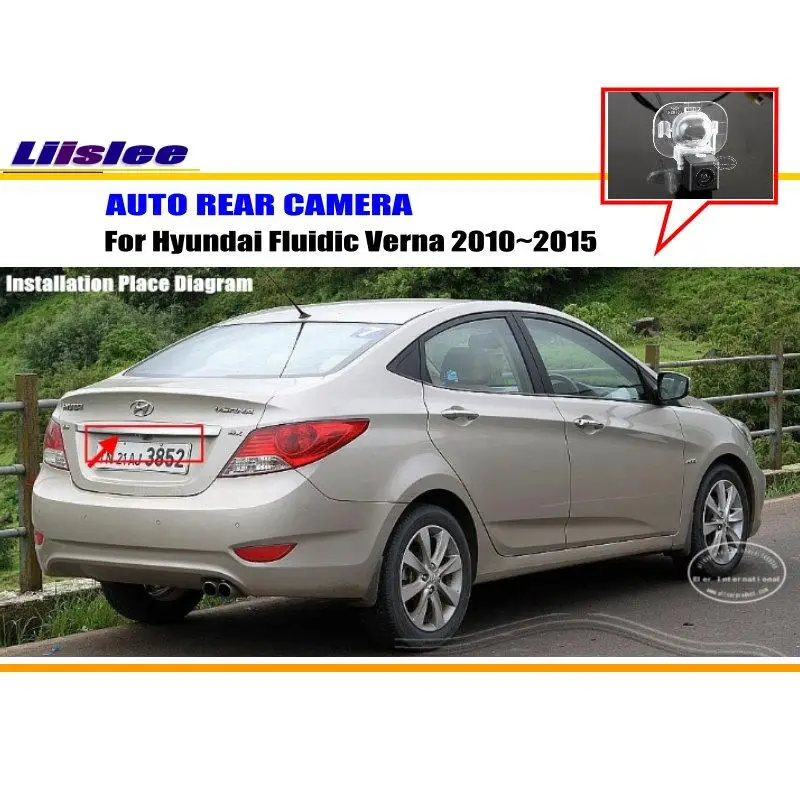 

For Hyundai Fluidic Verna 2010-2015 Car Rearview Rear View Camera Back Parking Backup AUTO HD CCD CAM Accessories Kit