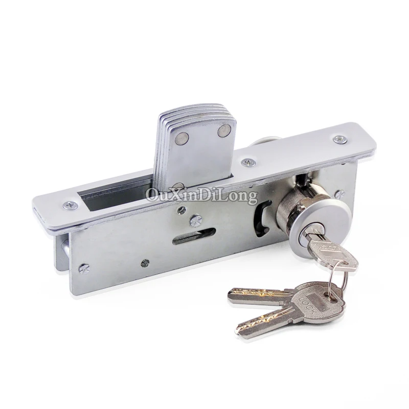 

HOT 2PCS Aluminum Alloy Sliding Door Hook Lock,Invisible/Mortise lock,Framed Glass Door Lock,100% Strong & Durable,Door Hardware