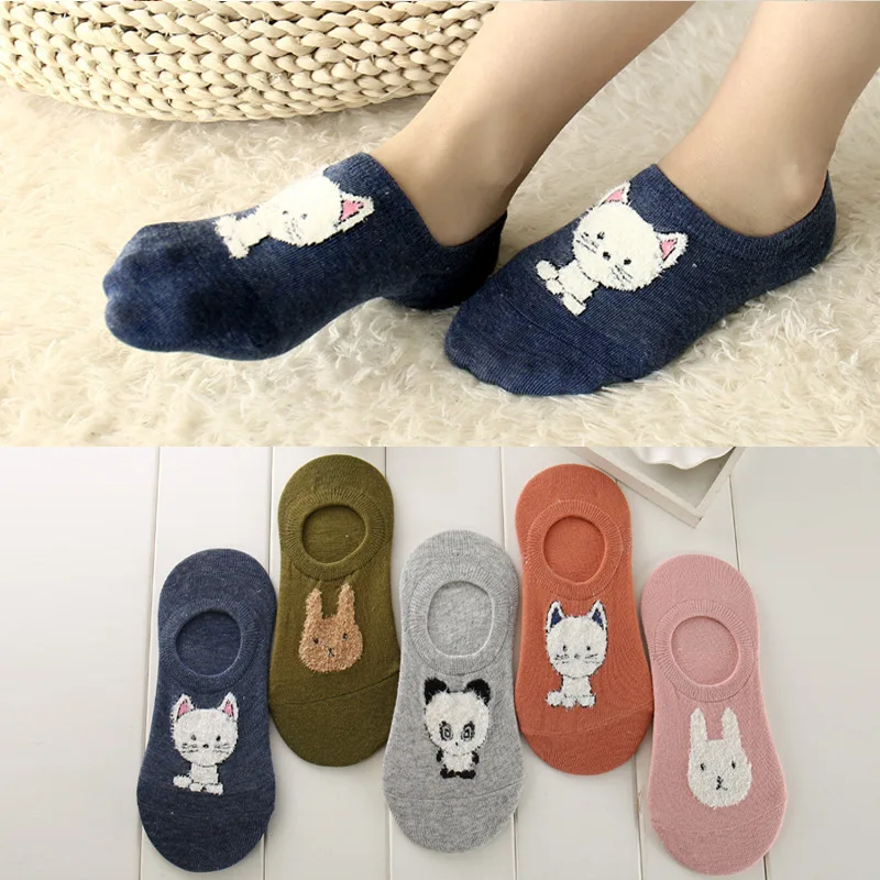 Winter Warm Thick Wool Women Cute Funny Animal Christmas Cotton Socks Fashion Casual Wool Knit Sock 1pair=2pcs ws132