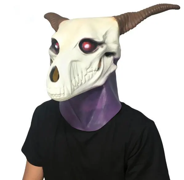 

Japanese Anime The Ancient Magus Bride Elias Ainsworth Mask Realistic Skull Halloween Mask Cosplay Latex Mask Cosplay Prop