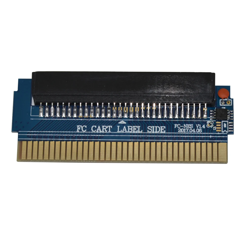 10 قطعة الأزرق 60 دبوس إلى 72 دبوس لعبة خرطوشة محول PCB ل FC إلى ل NES بطاقة الألعاب محول