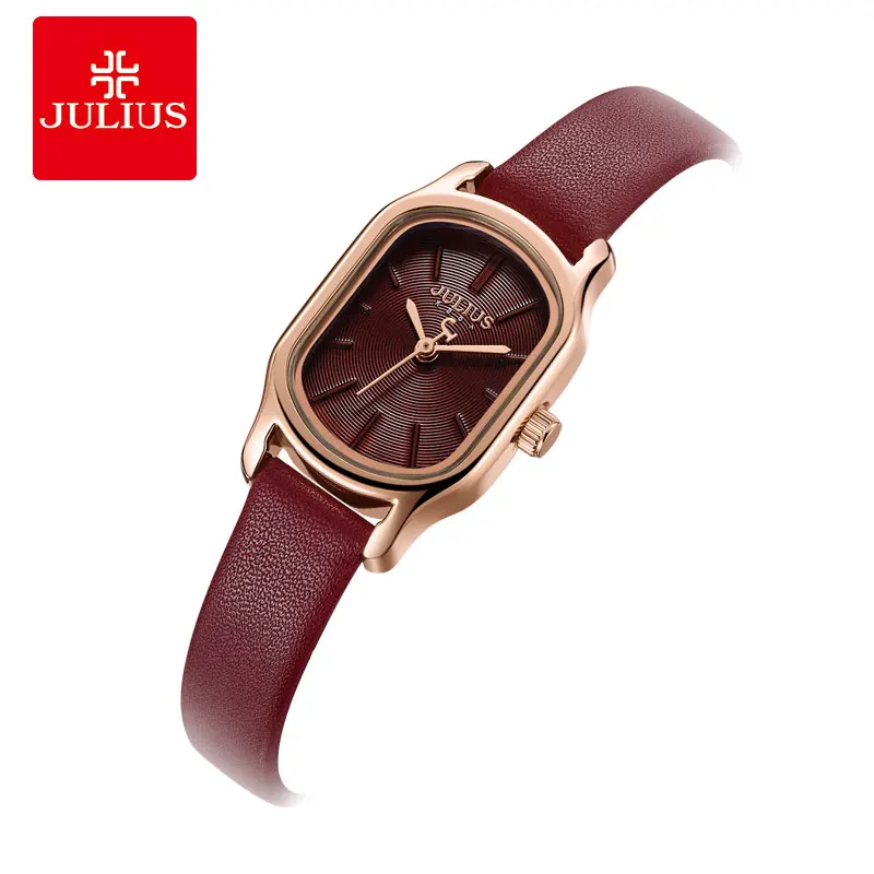 Julius Watch Oval Elegant Dress Watch for Women Watch Fashion Luxury Brand Lady Crystal Watch Reloj Mujer Baratos JA-1112